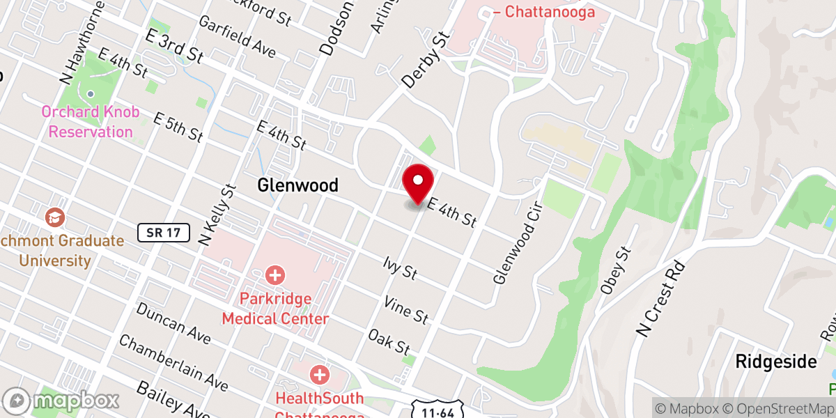 Map showing location of New Thing Ministries Inc