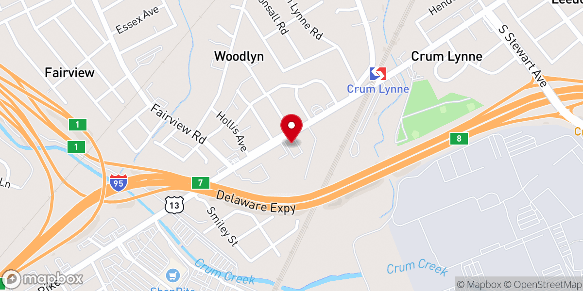 Map showing location of Living Hope Baptist Church
