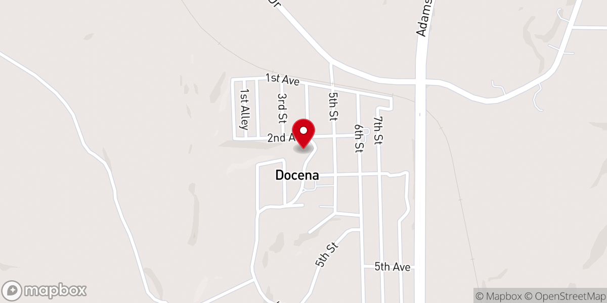 Map showing location of Saint Paul Christian Methodist Episcopal Church