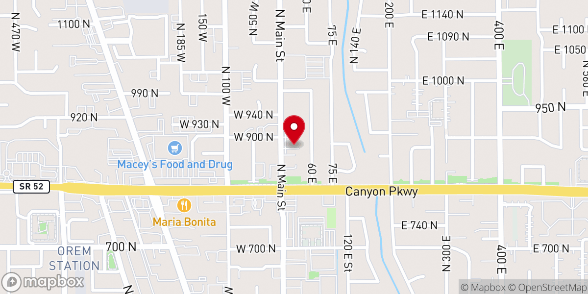 Map showing location of Iglesia Pentecostal Monte Sinai