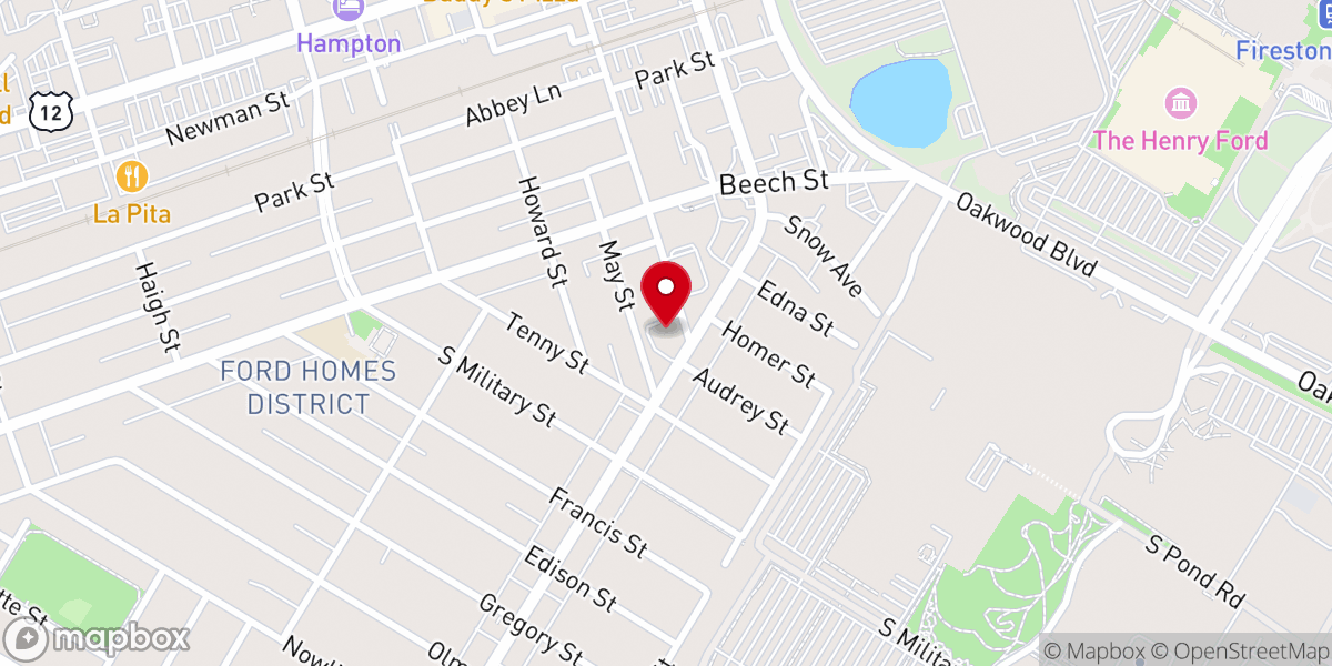 Map showing location of Good Shepherd United Methodist Church