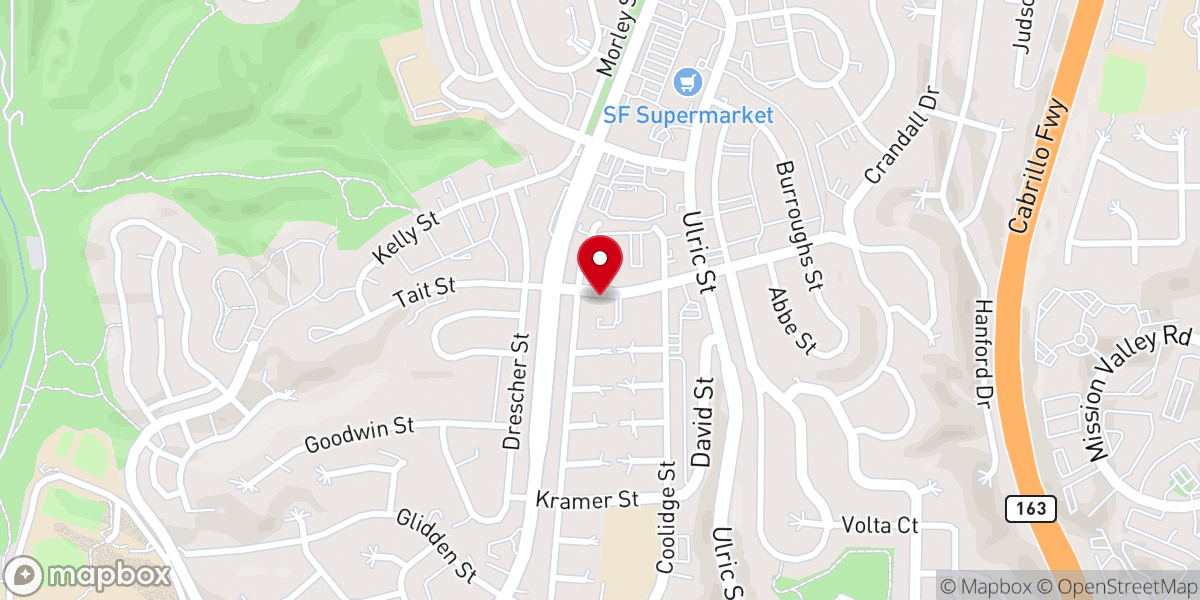 Map showing location of Methodist Church of Vista