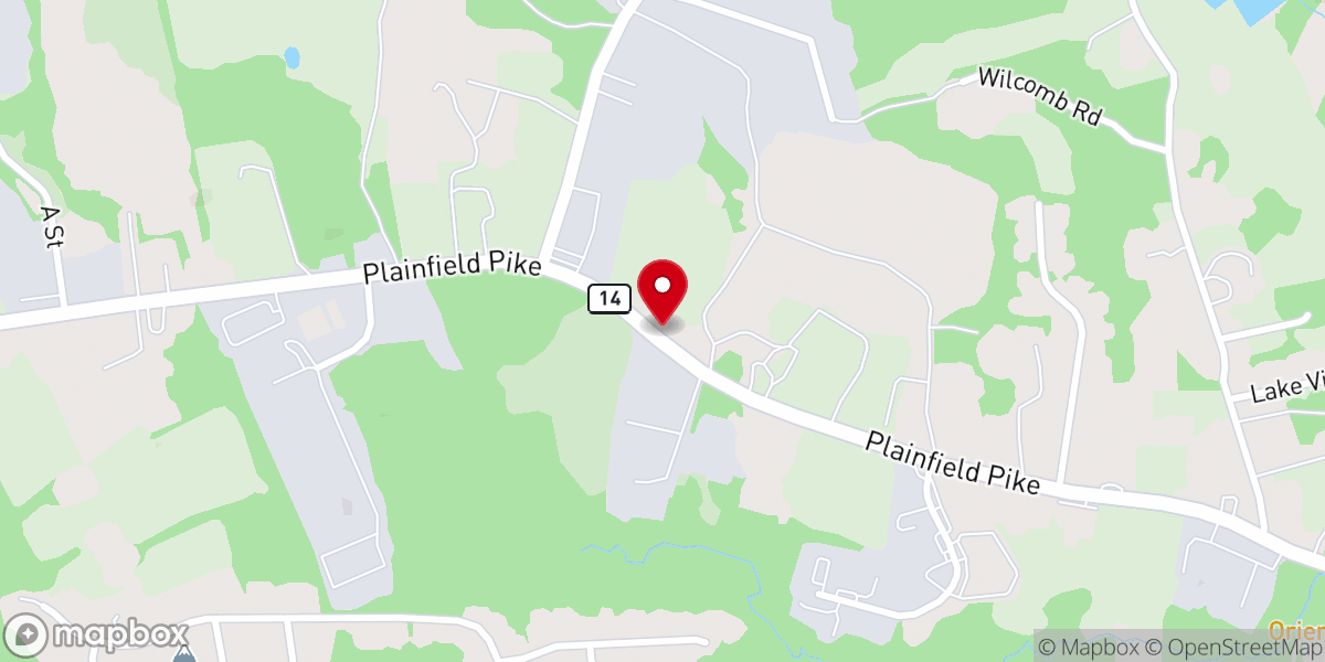 Map showing location of Antioch Chapel