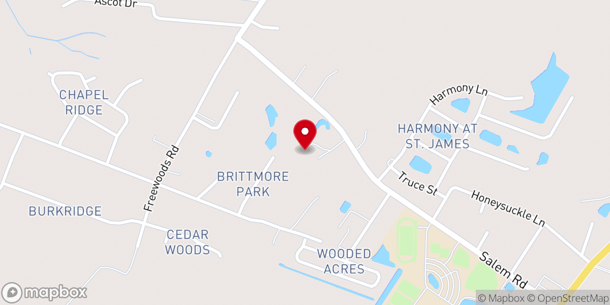 Map showing location of His Will Ministries Inc