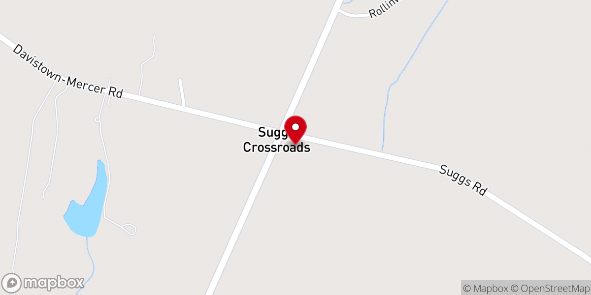 Map showing location of Grace Chapel