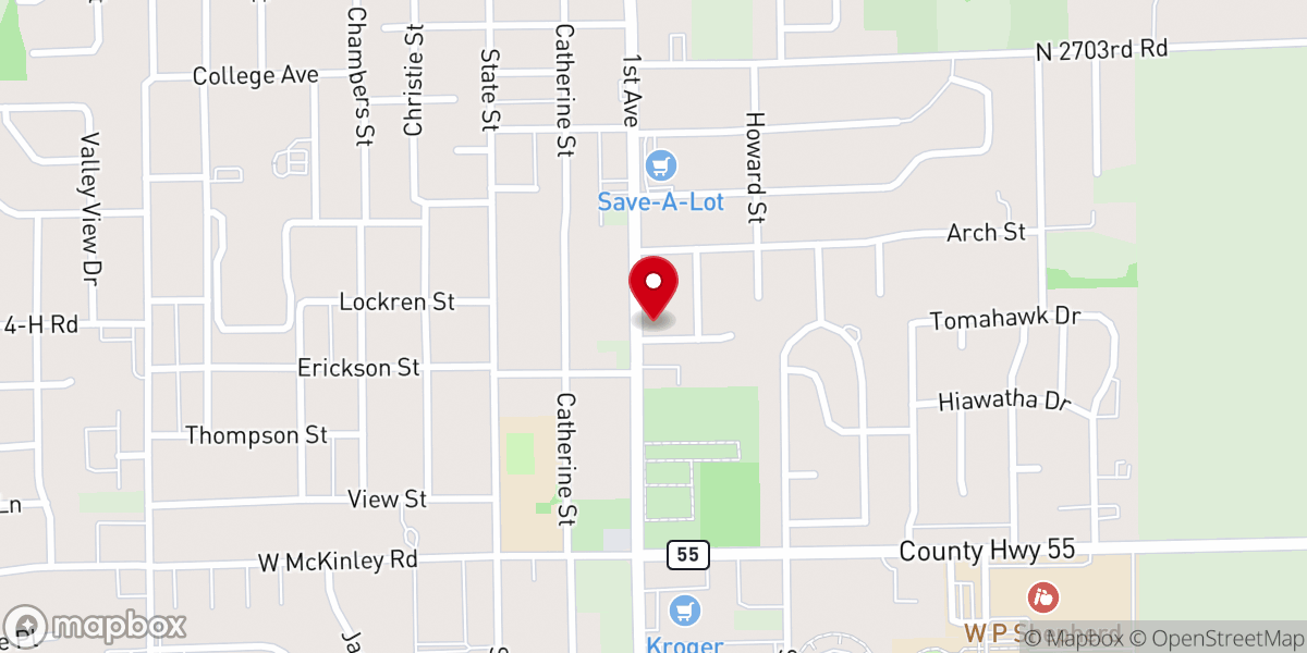 Map showing location of Crossbridge Community Church - Admin Building
