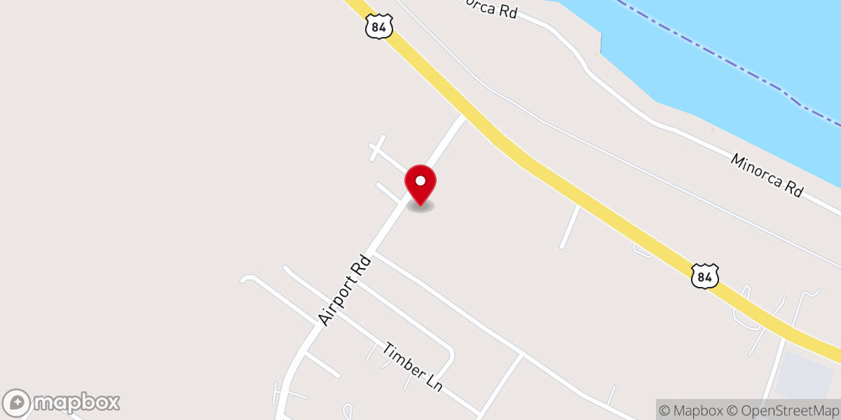 Map showing location of Bethel Church