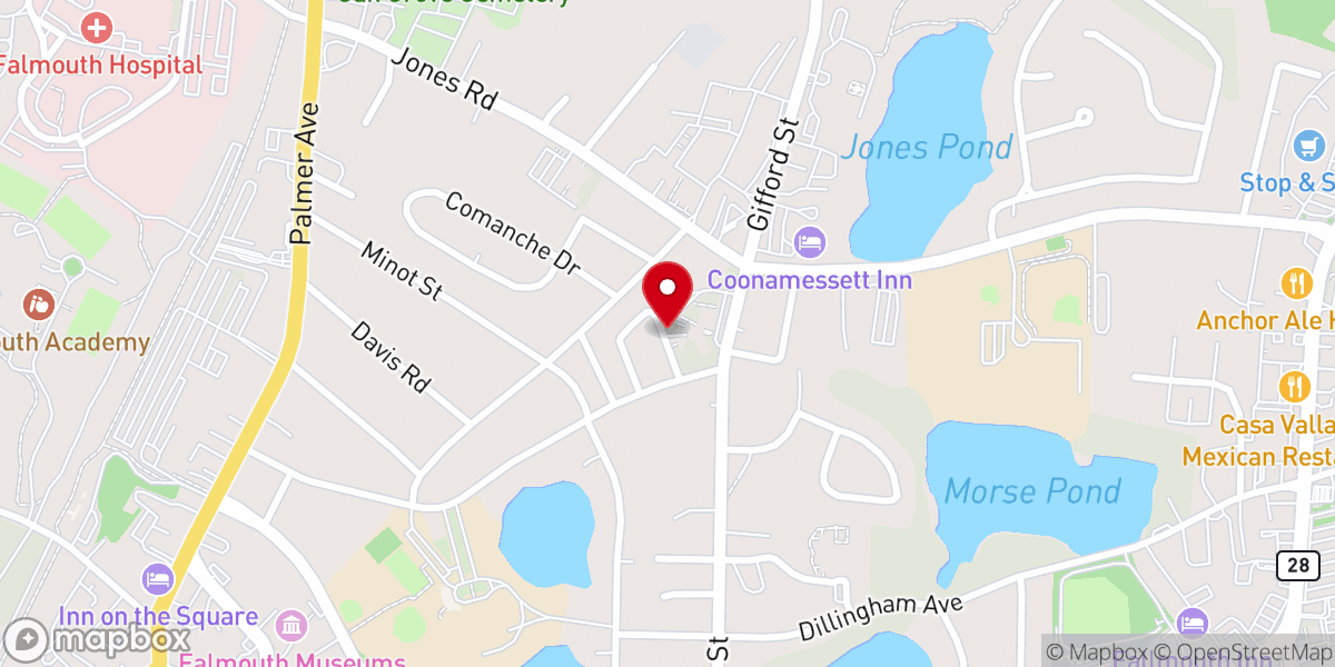 Map showing location of Wesley Church