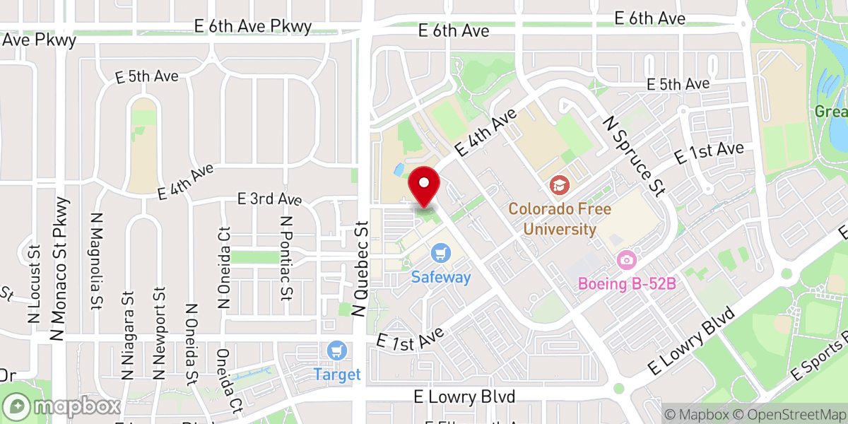 Map showing location of Eisenhower Chapel