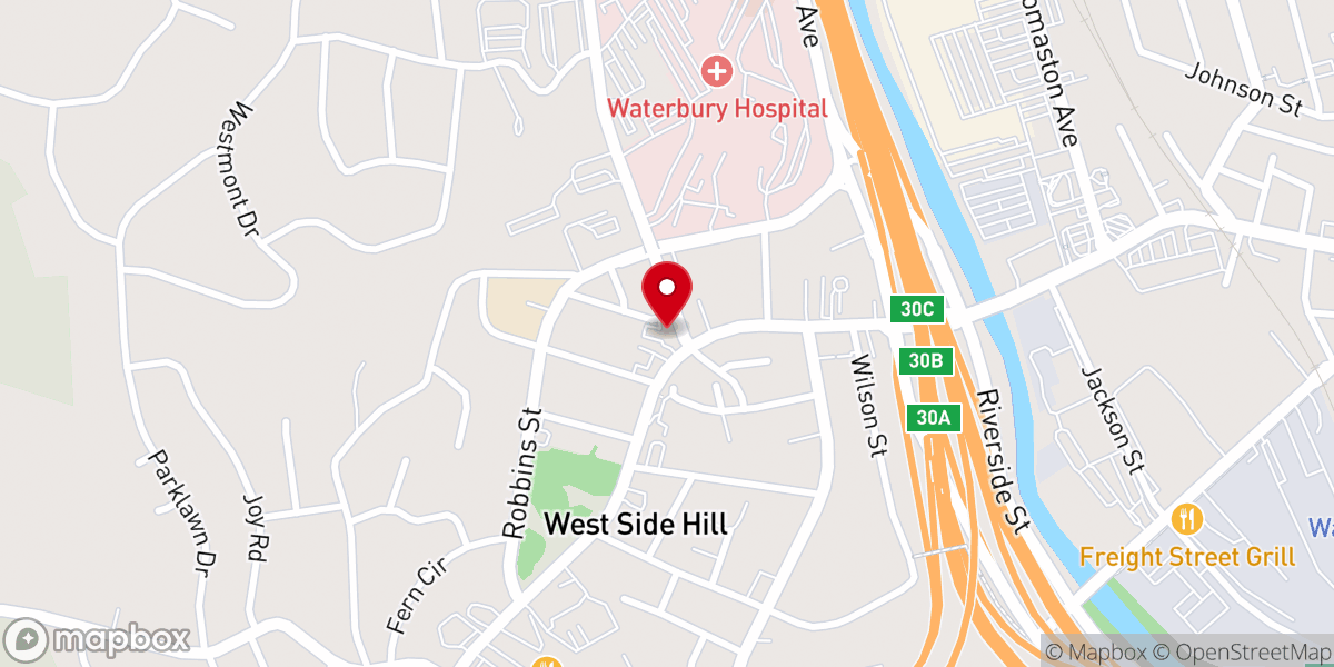 Map showing location of Spring Life Church Inc