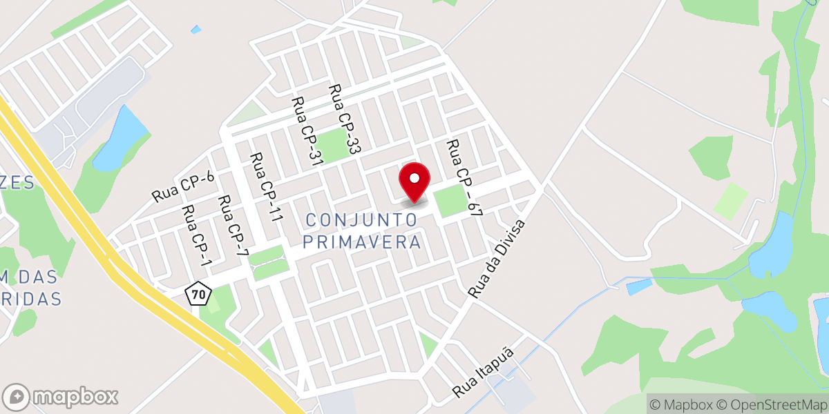 Map showing location of Igreja Universal - Jardim Primavera