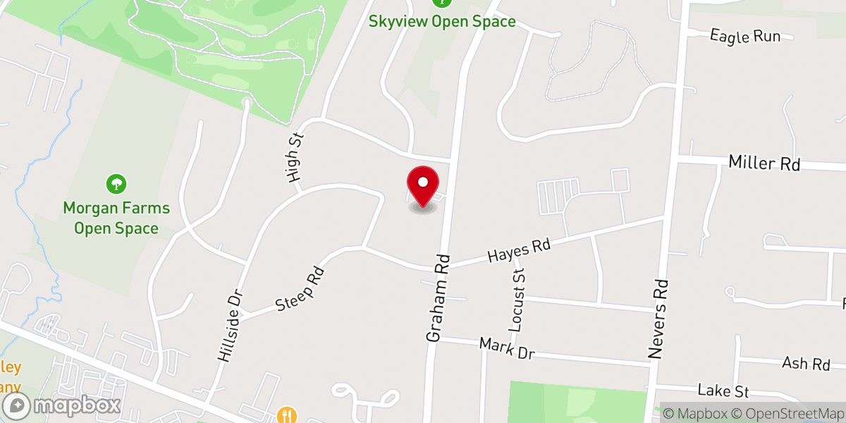 Map showing location of Our Saviour Church