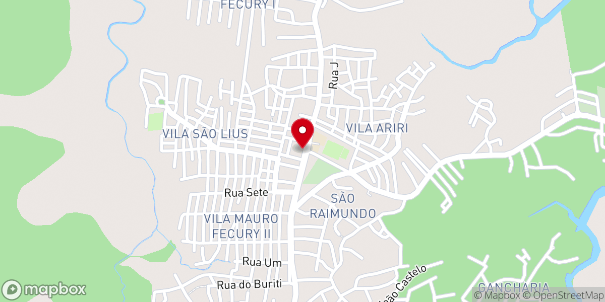 Map showing location of Igreja Universal Do Reino De Deus (Mauro fecury)