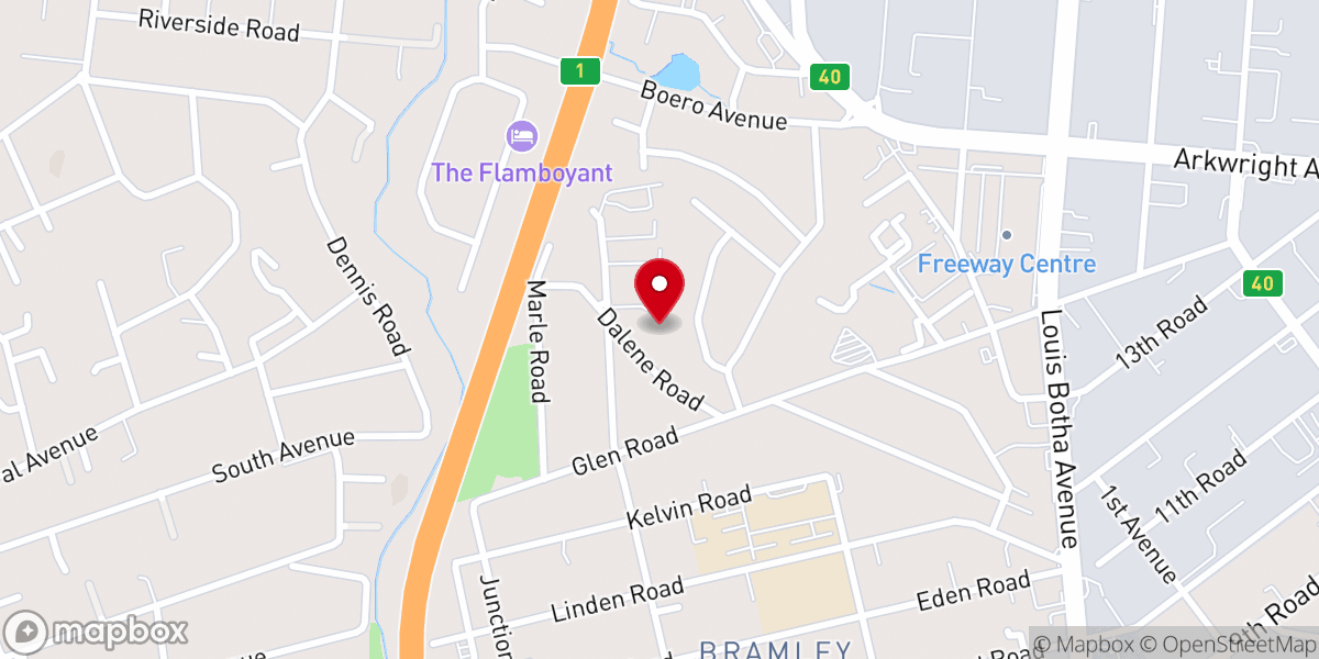 Map showing location of St Catherine's Anglican Church