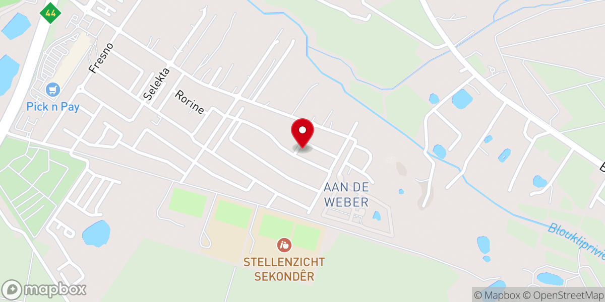Map showing location of Assembly of God Church