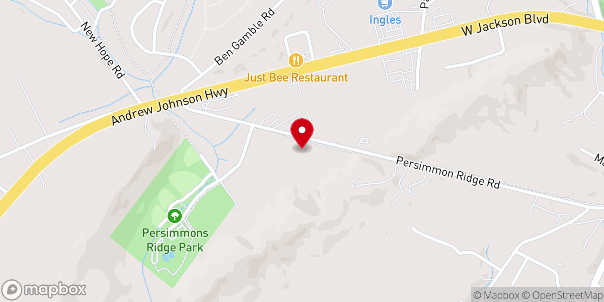 Map showing location of Westside Christian Church