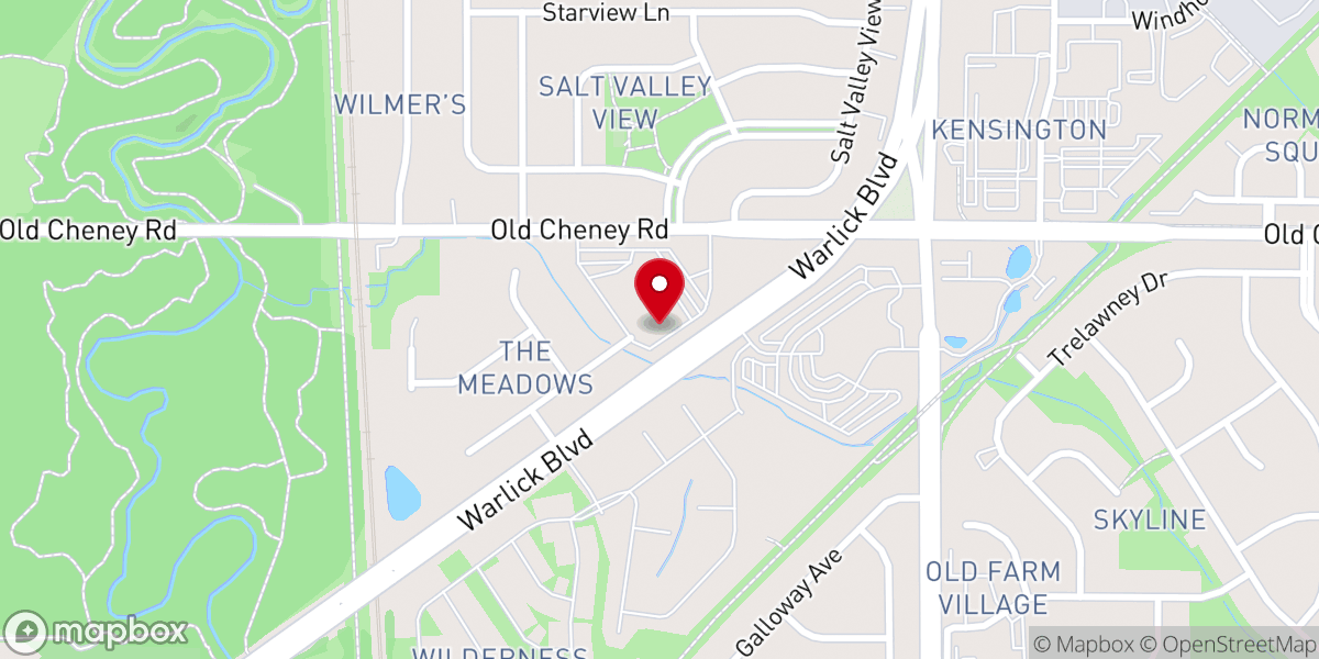 Map showing location of Christ Place Church - Old Cheney Campus Assemblies of God