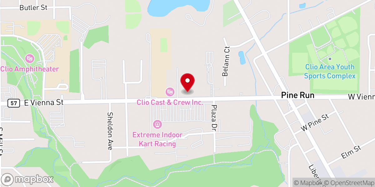 Map showing location of East Michigan Conference
