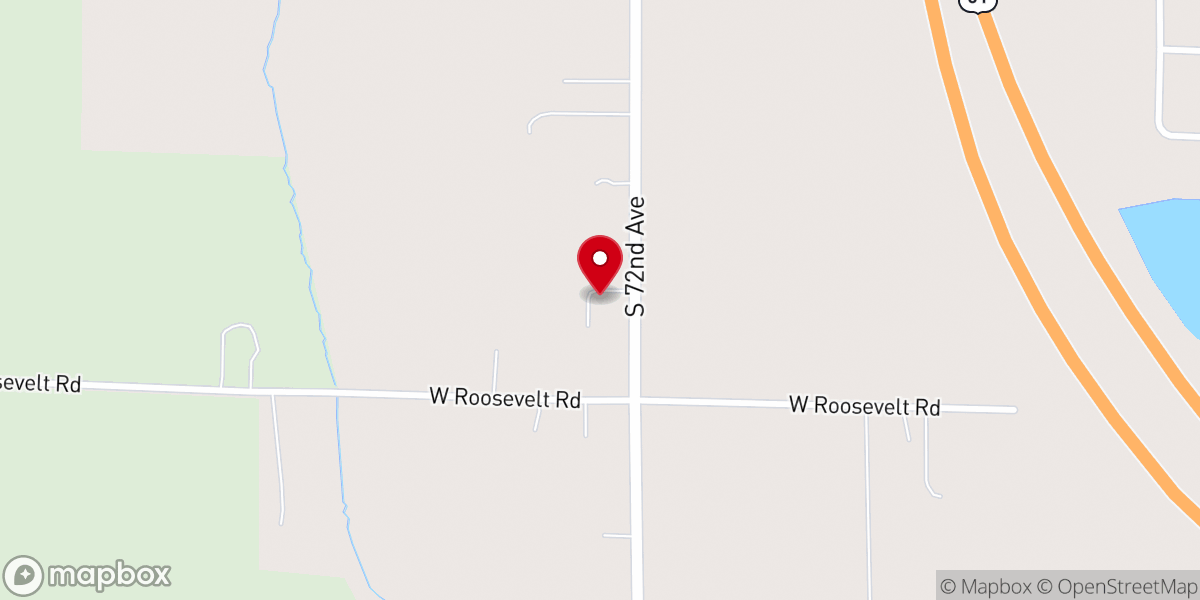 Map showing location of New Life Church