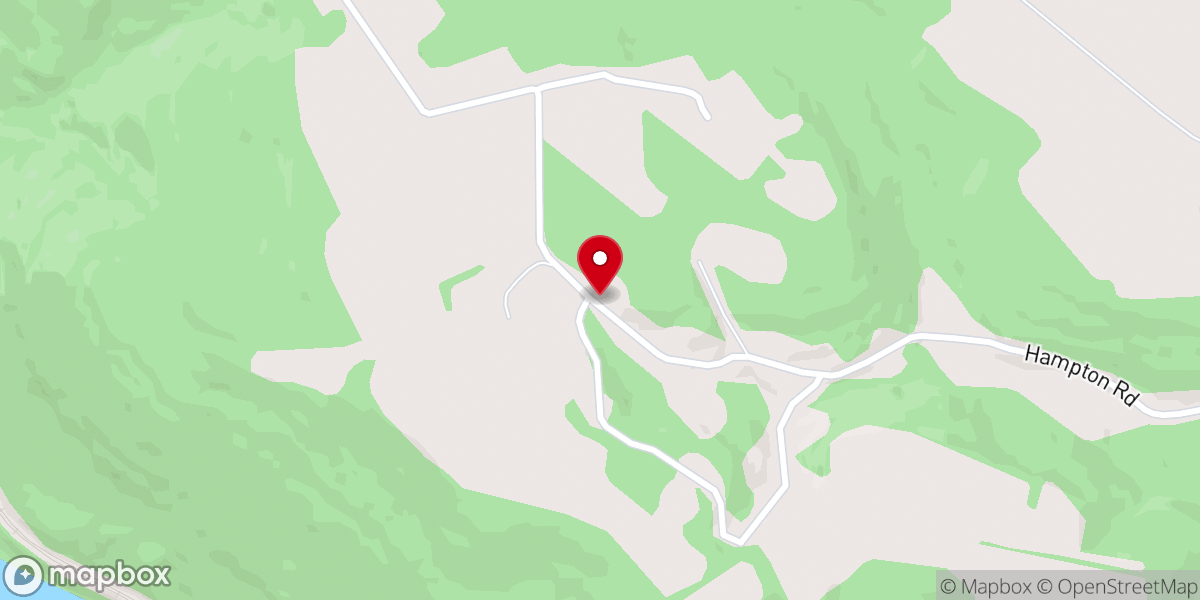 Map showing location of Hampton Church of God