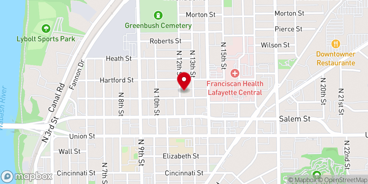 Map showing location of Altar Family Church