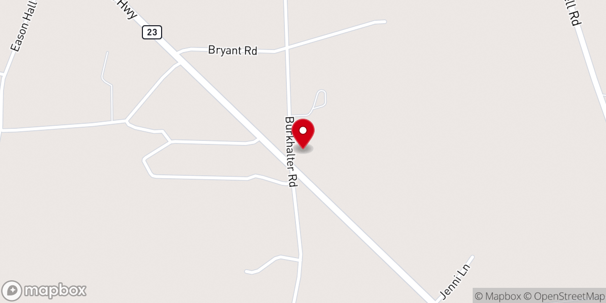 Map showing location of New Fellowship Missionary Baptist Church