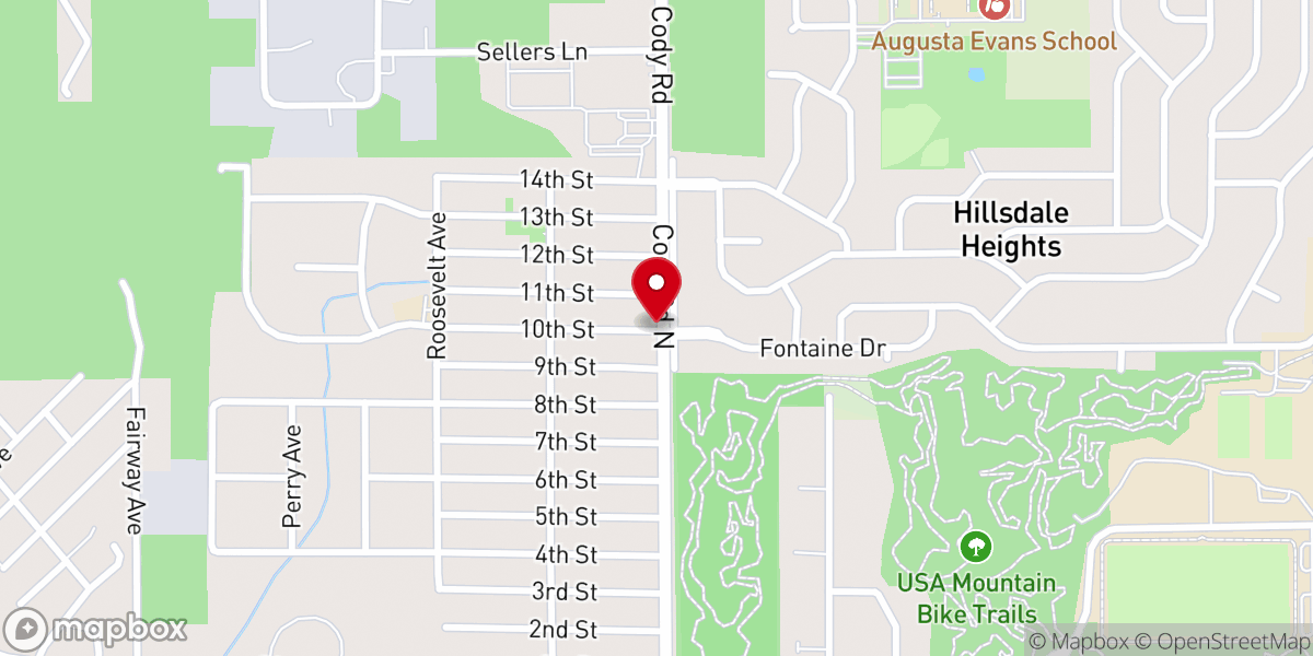 Map showing location of The Bible Lighthouse Church