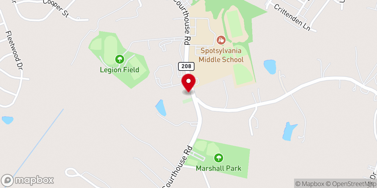 Map showing location of Zion United Methodist Church