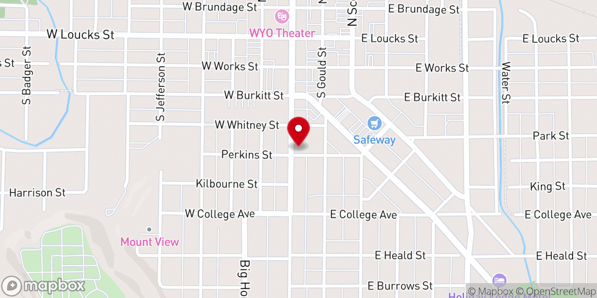 Map showing location of Sheridan Seventh-day Adventist Church