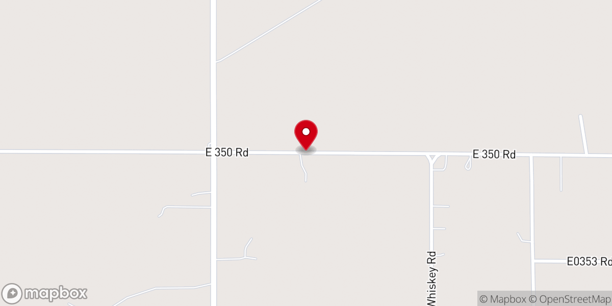 Map showing location of South Grand Lake Christian Church