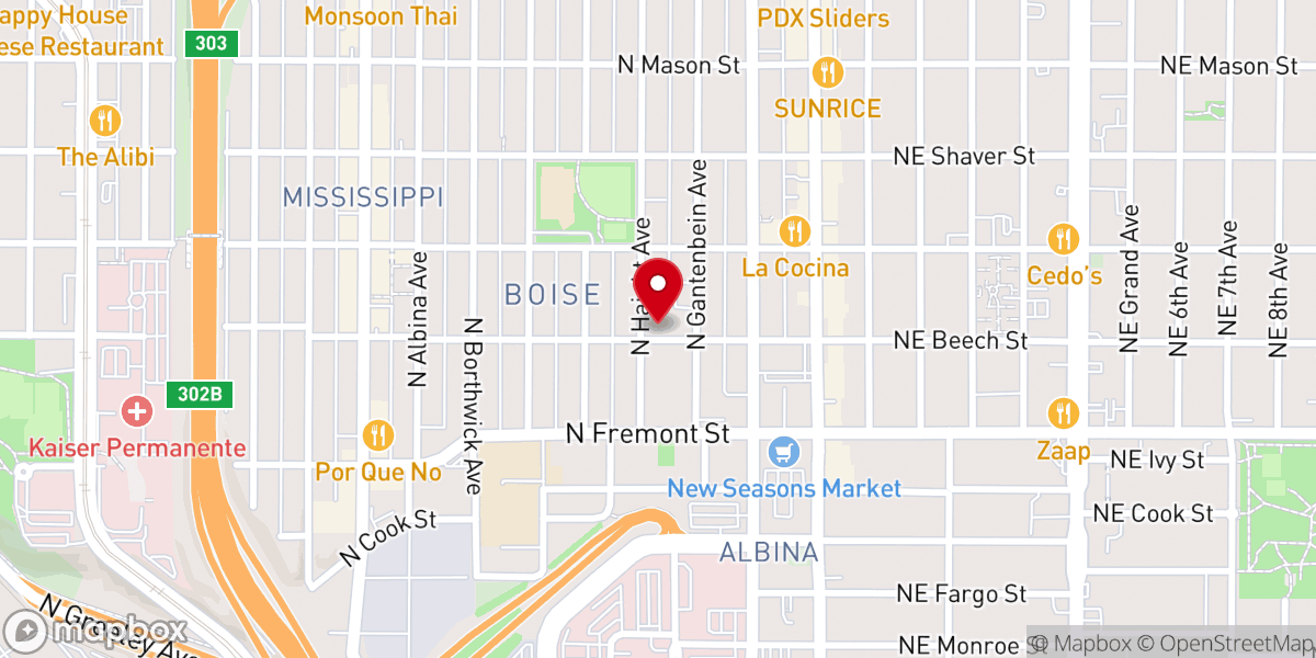 Map showing location of Tabernacle of the Congregation Ministries