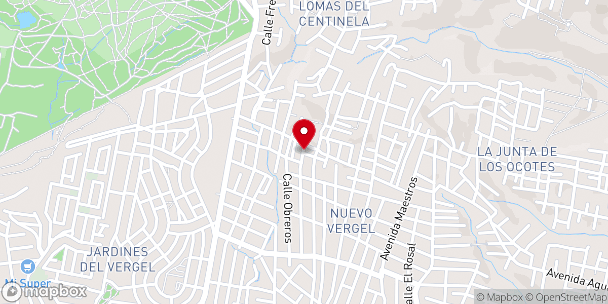 Map showing location of IECE Iglesia Evangélica Cristiana Espiritual
