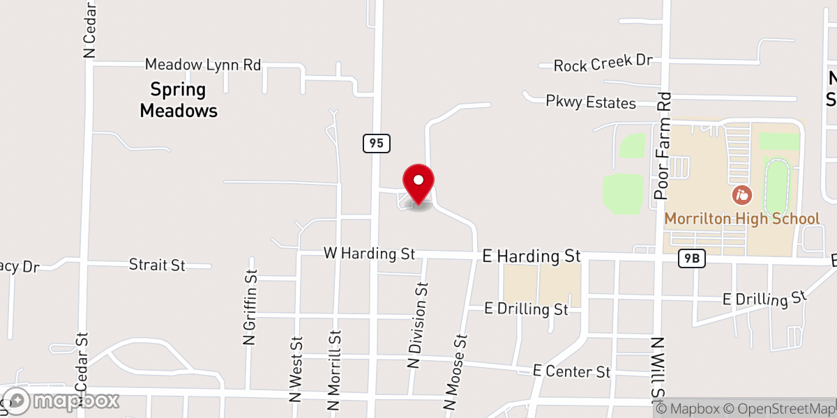 Map showing location of Southern Christian Home