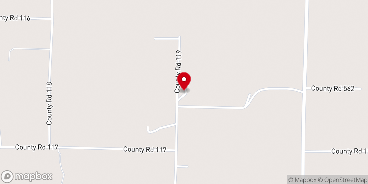 Map showing location of Union Hill Missionary Baptist Church