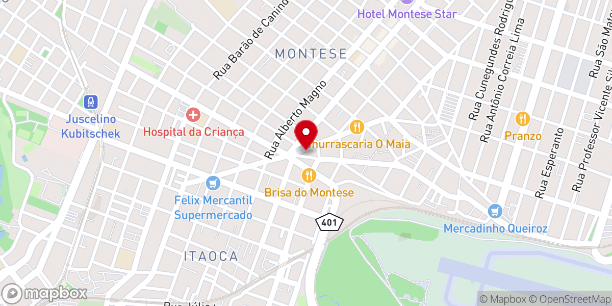 Map showing location of Santuário Nossa Senhora Aparecida