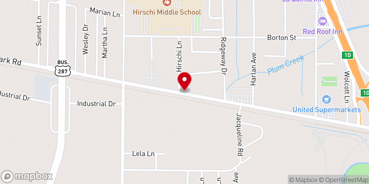 Map showing location of Turning Point of Grace Church