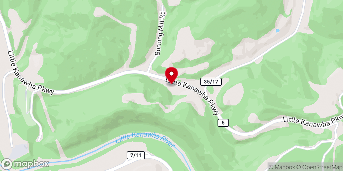 Map showing location of First Baptist Food Pantry