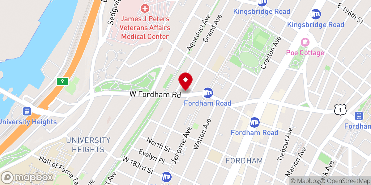 Map showing location of Verilife Dispensary