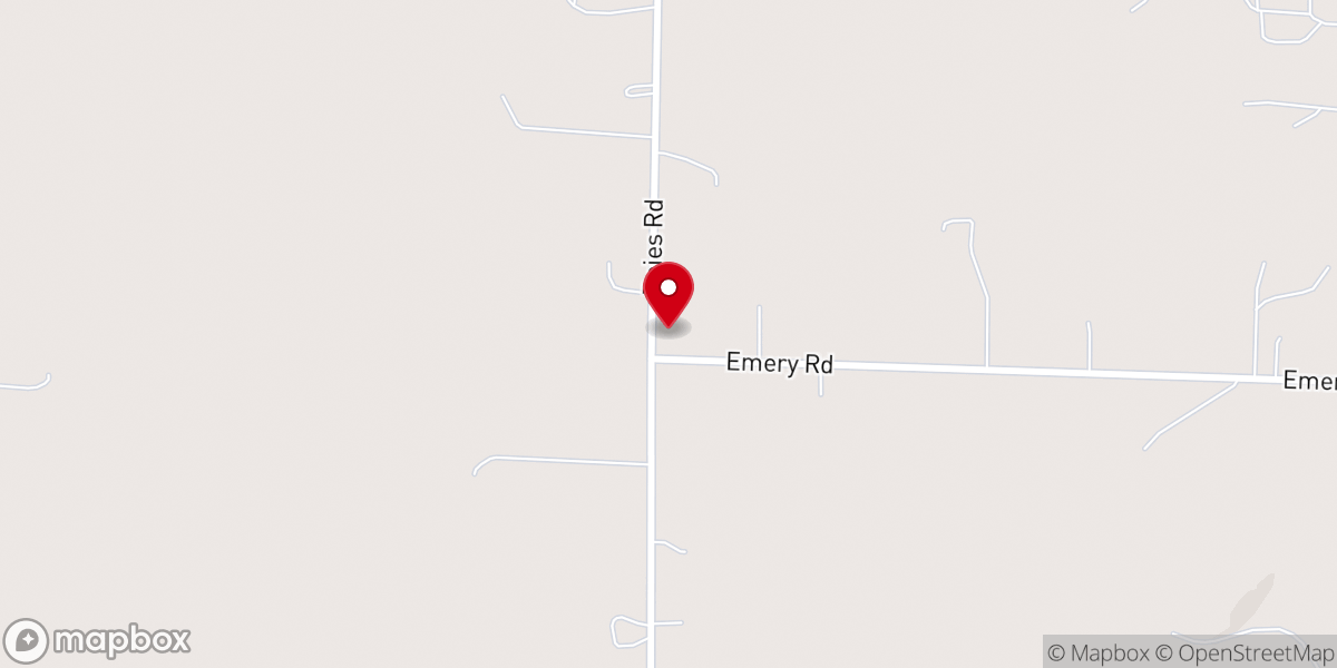 Map showing location of Gospel Hall Church