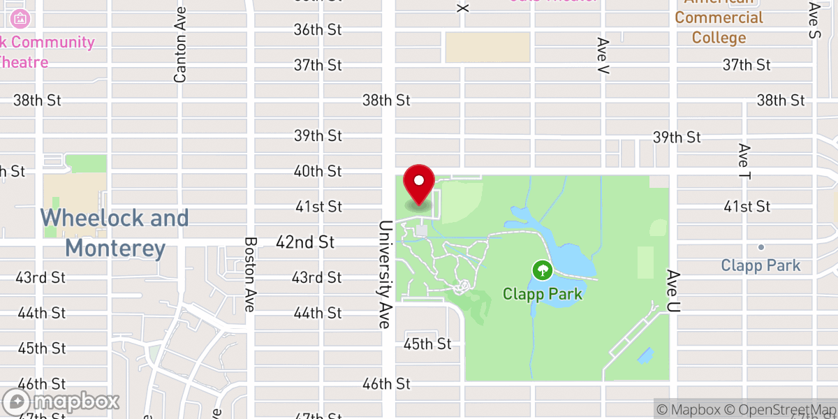 Map showing location of Hodges Church