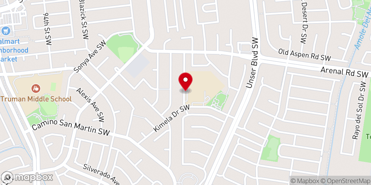 Map showing location of Open Door Ministry