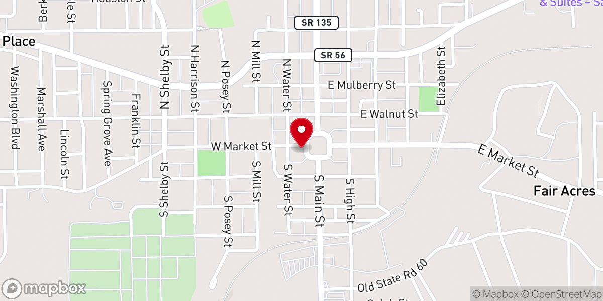 Map showing location of Heaven Sent Gifts