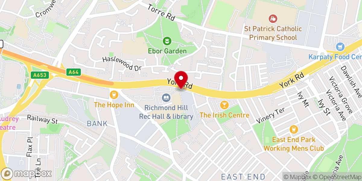 Map showing location of King of Kings Church