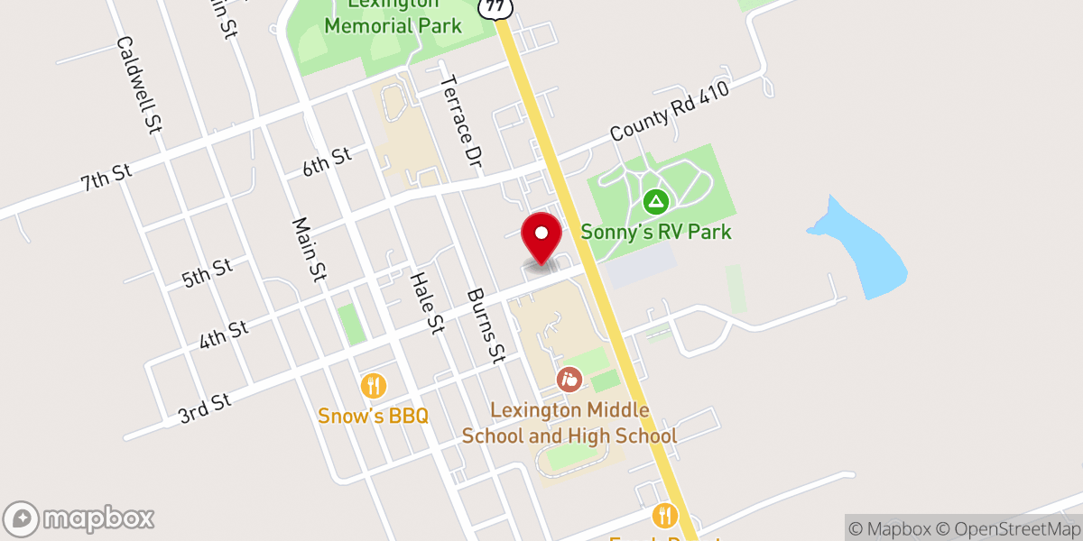 Map showing location of Phillips & Luckey