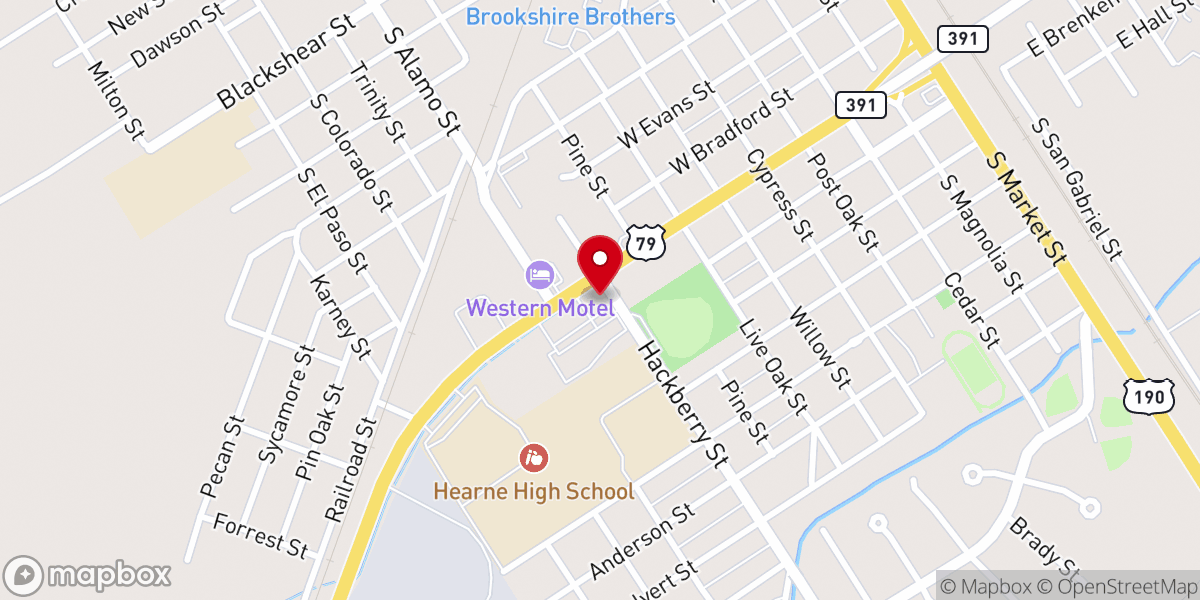 Map showing location of The Oxtail Factory