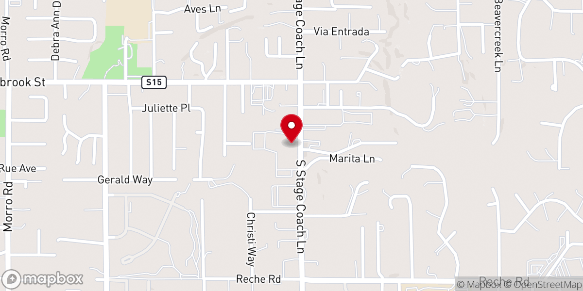 Map showing location of SonRise Christian Preschool