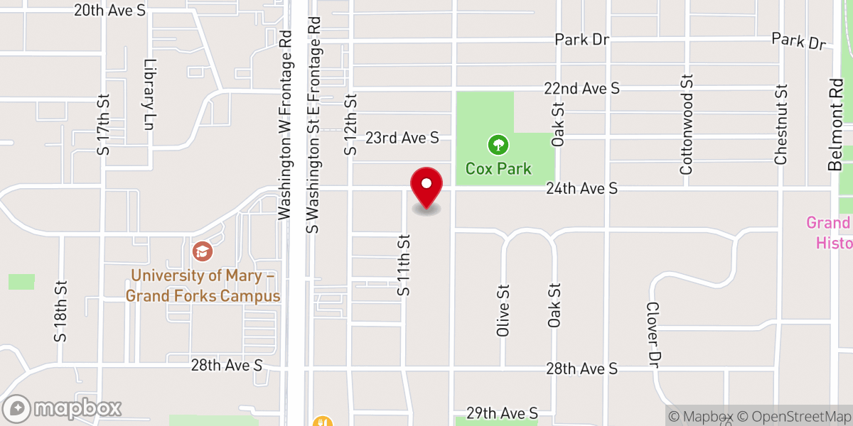 Map showing location of Zion United Methodist Church