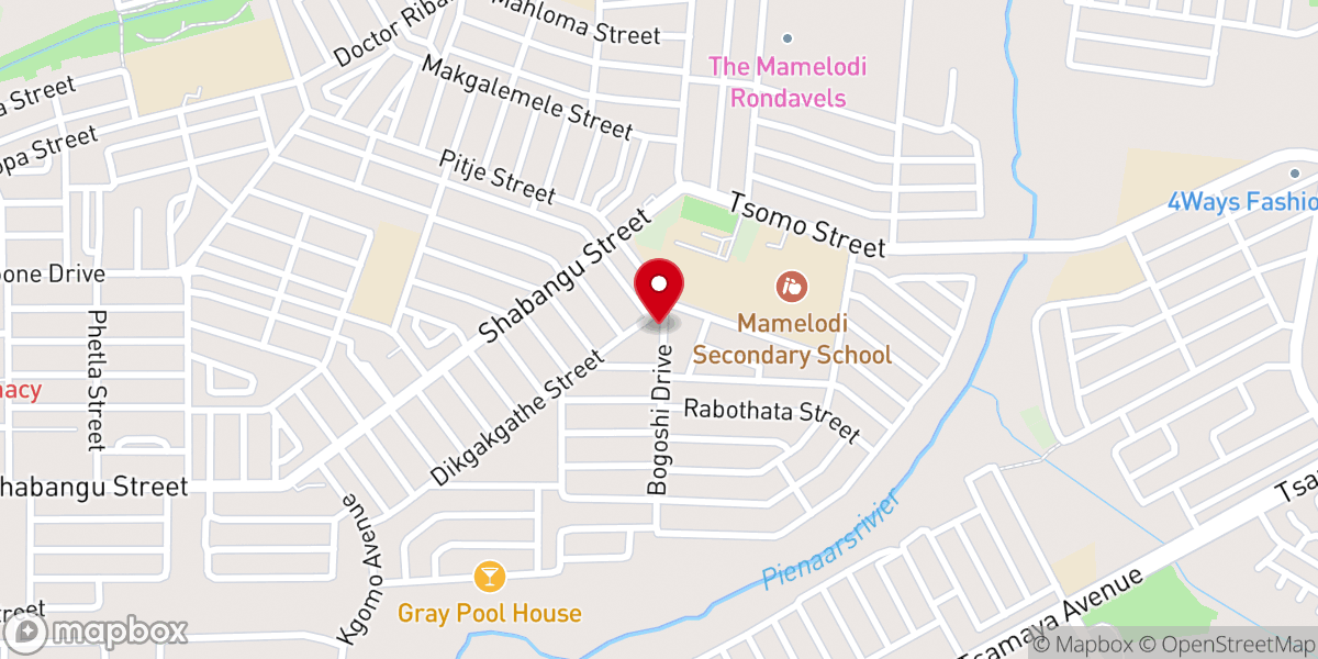 Map showing location of St. Raphael Catholic Church