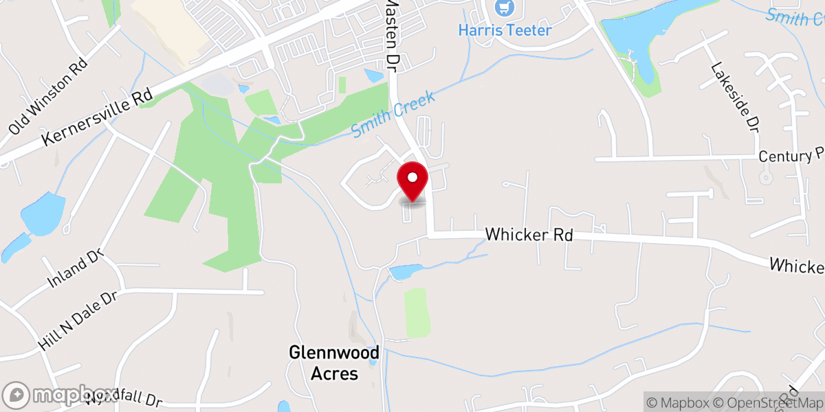 Map showing location of Holy Cross Orthodox Church