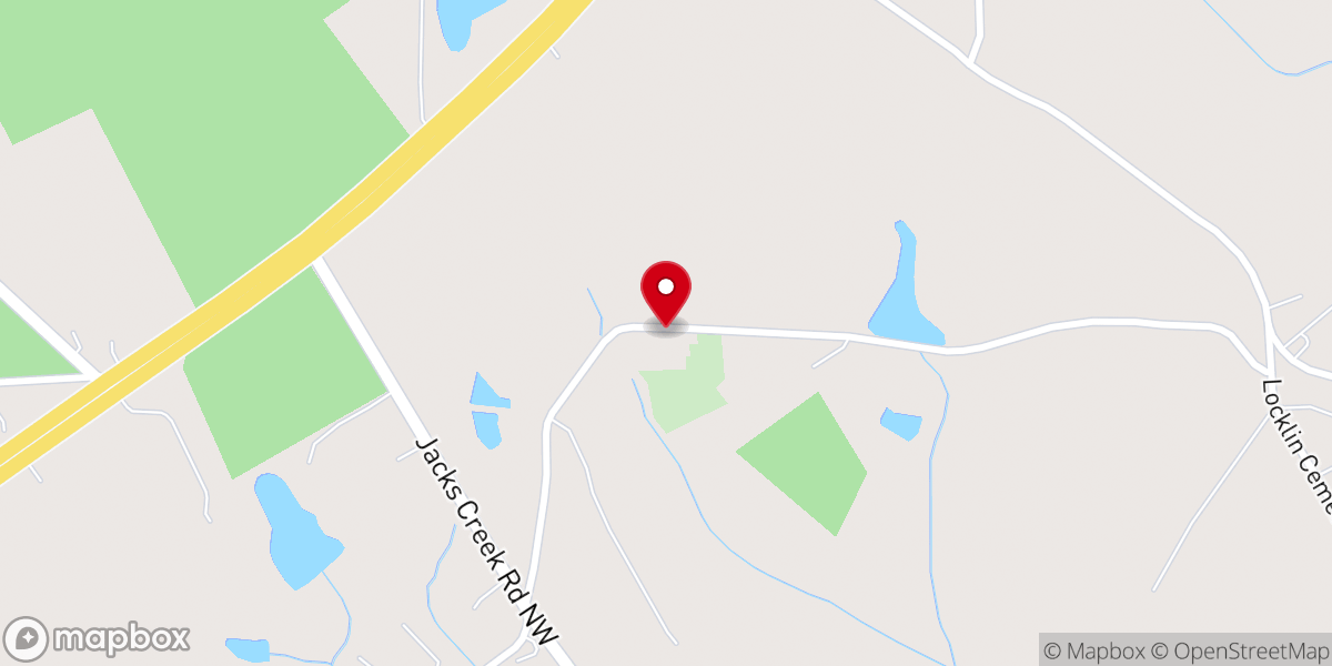 Map showing location of Mount Enon Baptist Church